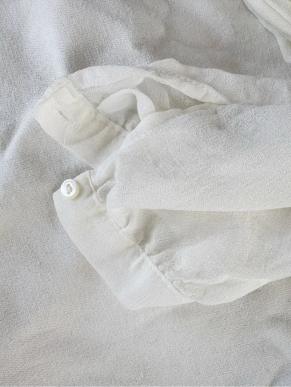 Zara White Wrap Blouse with Tie Waist NWT - Picture 9 of 10
